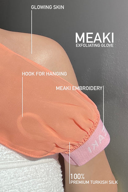 Body Exfoliating Glove 100% Premium Turkish Silk