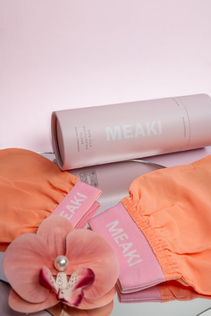Body & Face Exfoliating Glove Bundle 100% Premium Turkish Silk